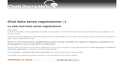 Desktop Screenshot of chat-italia.chatlibera.net