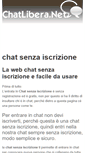 Mobile Screenshot of chat-senza-iscrizione.chatlibera.net