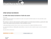 Tablet Screenshot of chat-senza-iscrizione.chatlibera.net